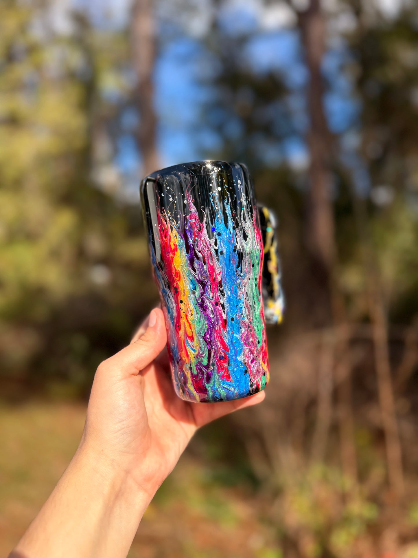 20oz Rainbow Drip