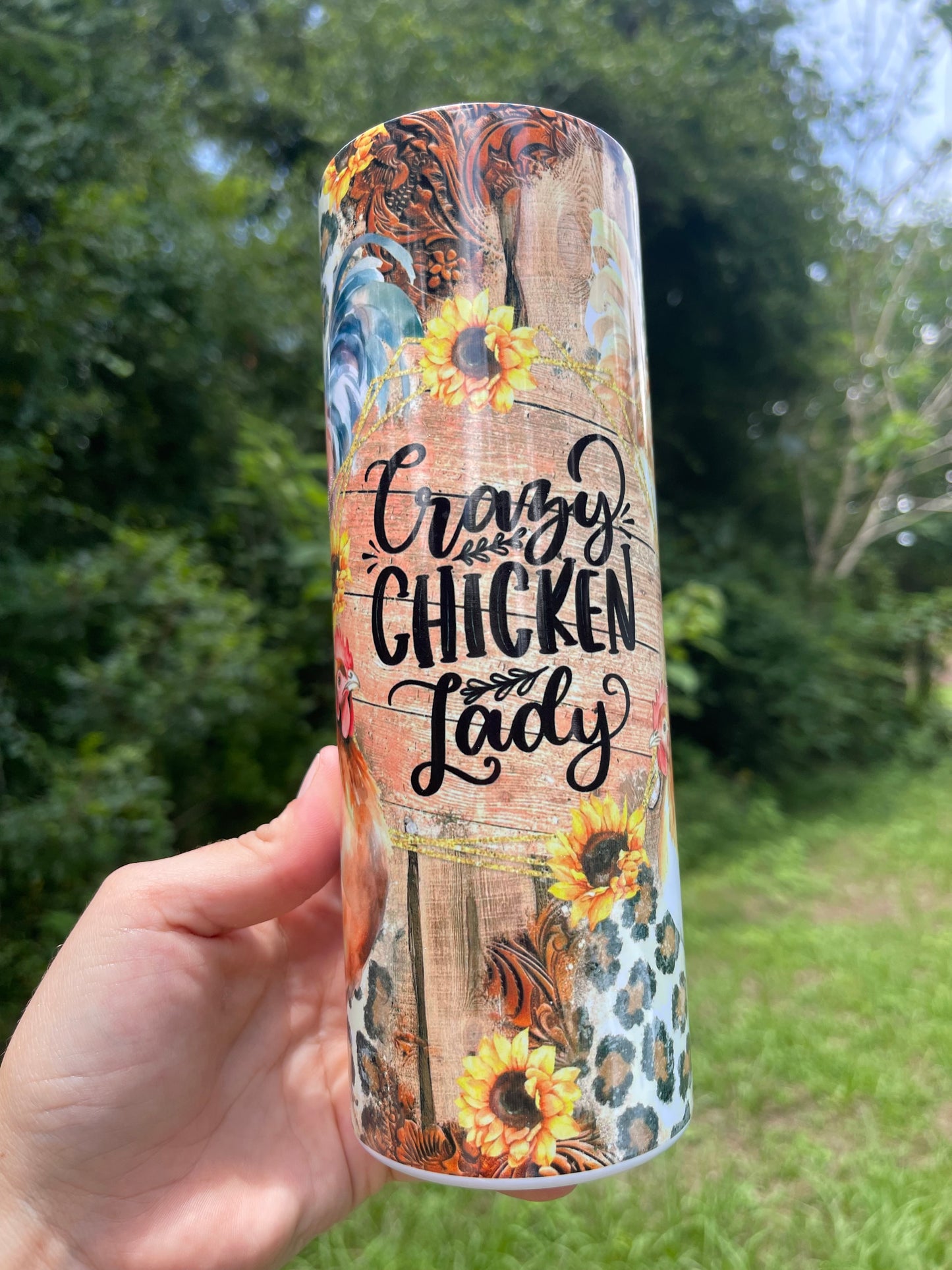 20oz Crazy Chicken Lady