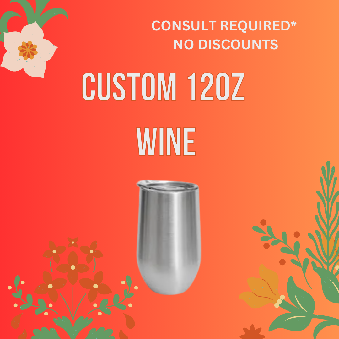 Custom 12oz Wine tumbler