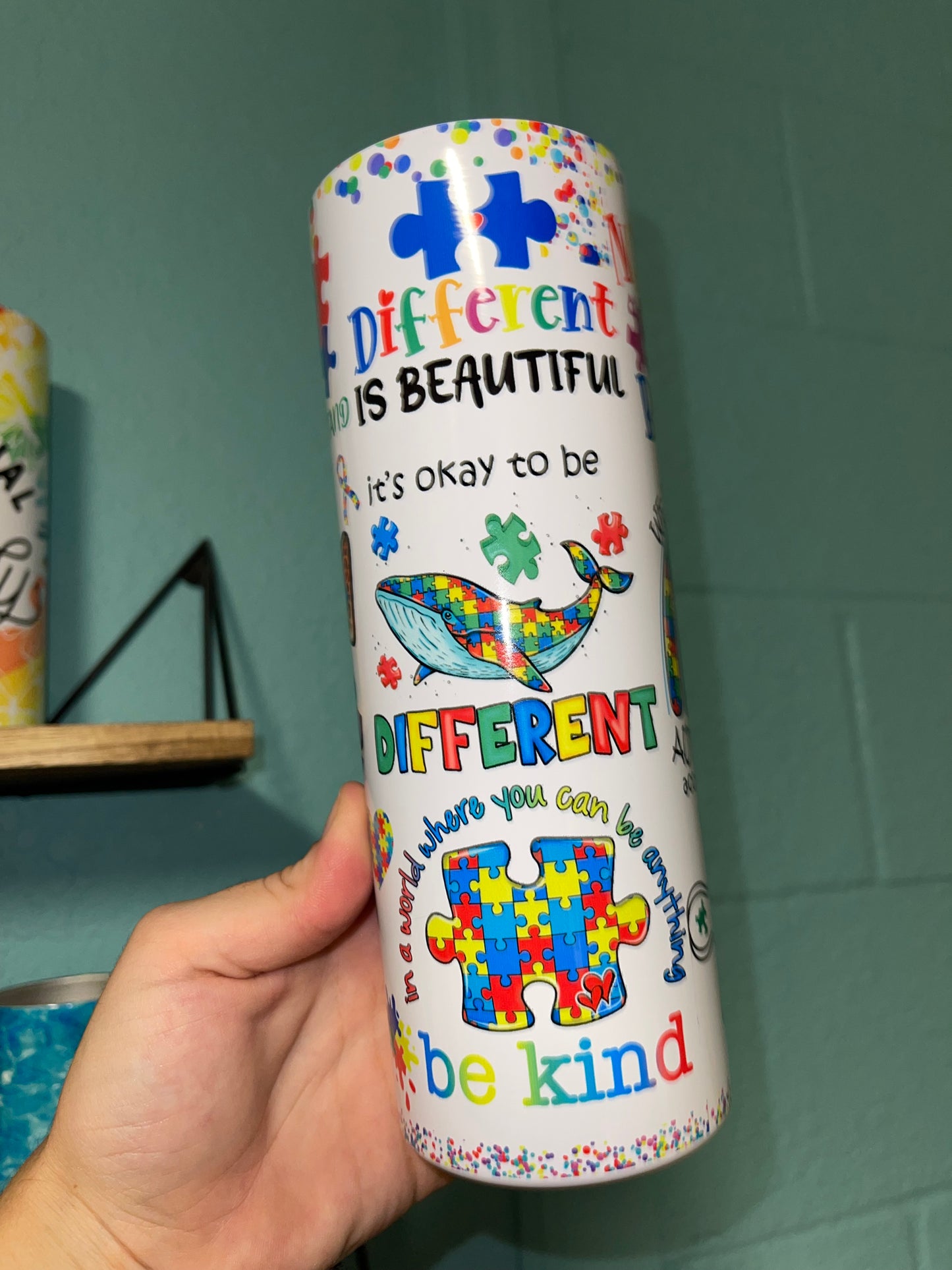 20oz Autism Awareness Tumbler