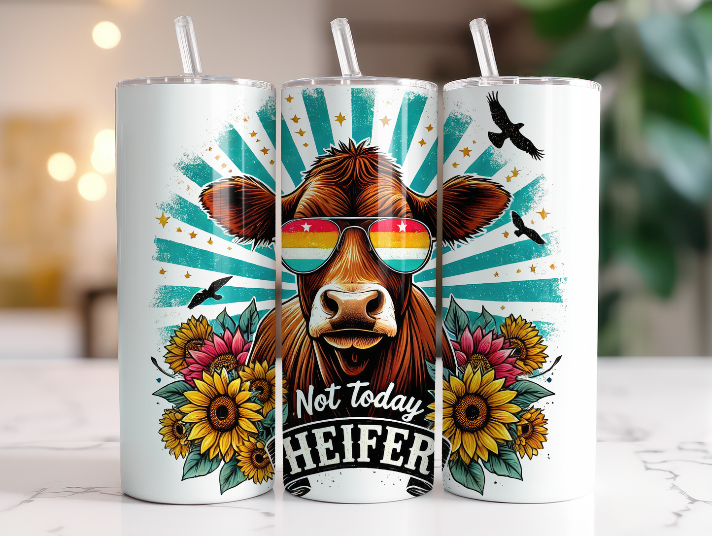 20oz Not Today Heifer Tumbler
