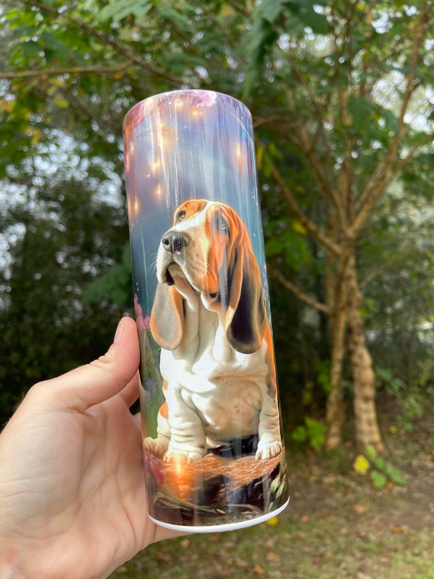 Basset hound tumbler ￼