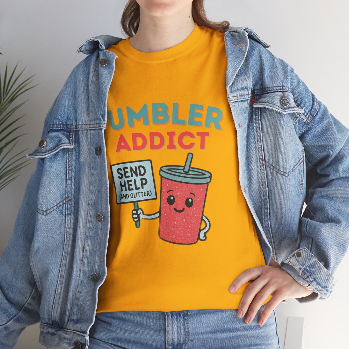 Tumbler Addict Tee, Unisex Cotton Tee