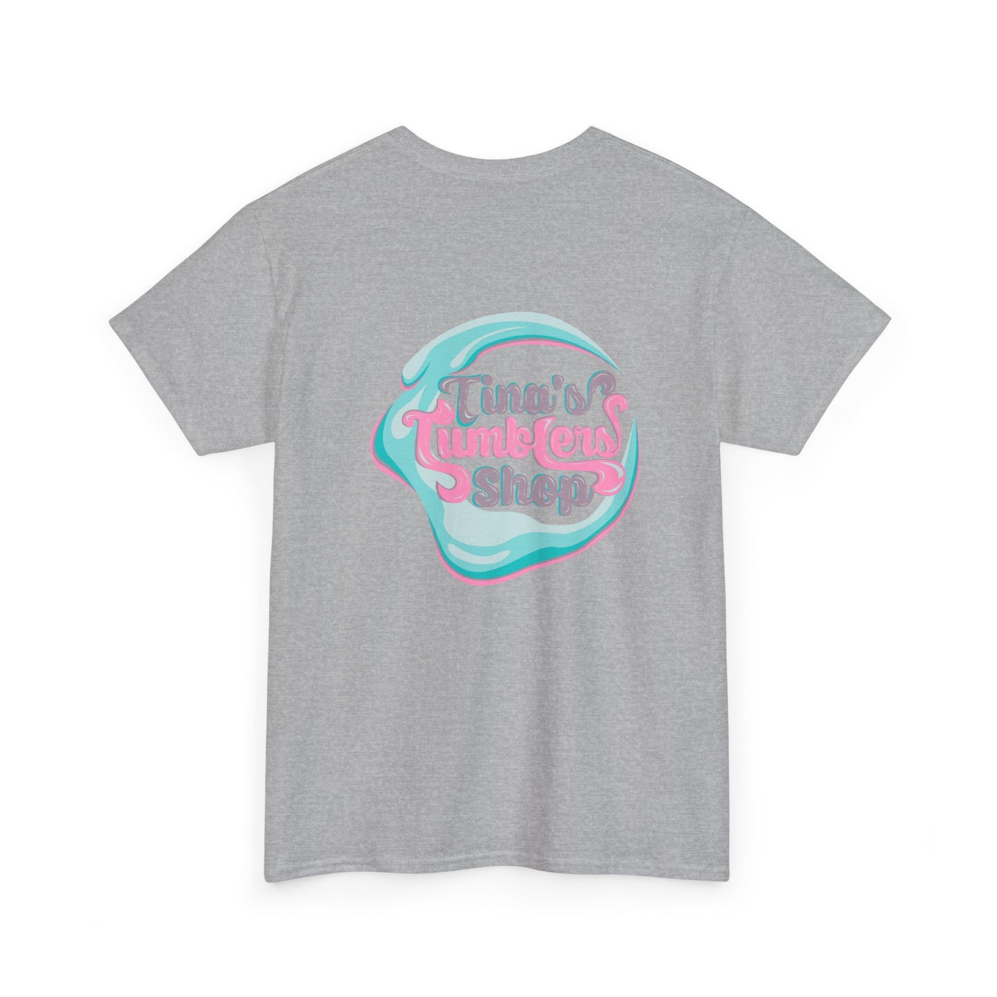 Peace, Love & Tumblers Tee WITH LOGO ON BACK - Unisex Cotton Shirt