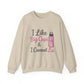 Cute Coffee Lover's Sweatshirt - I Like Big Cups & I Cannot Lie