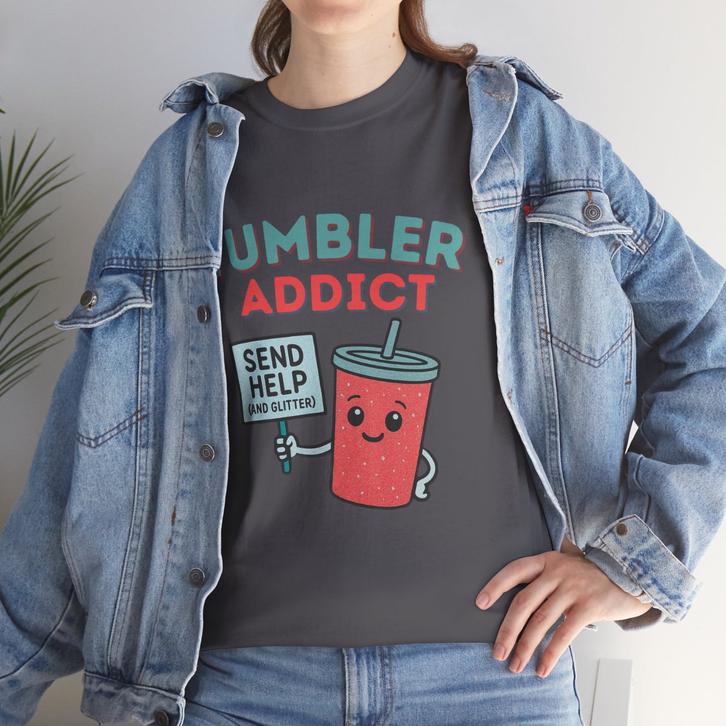 Tumbler Addict Tee, Unisex Cotton Tee