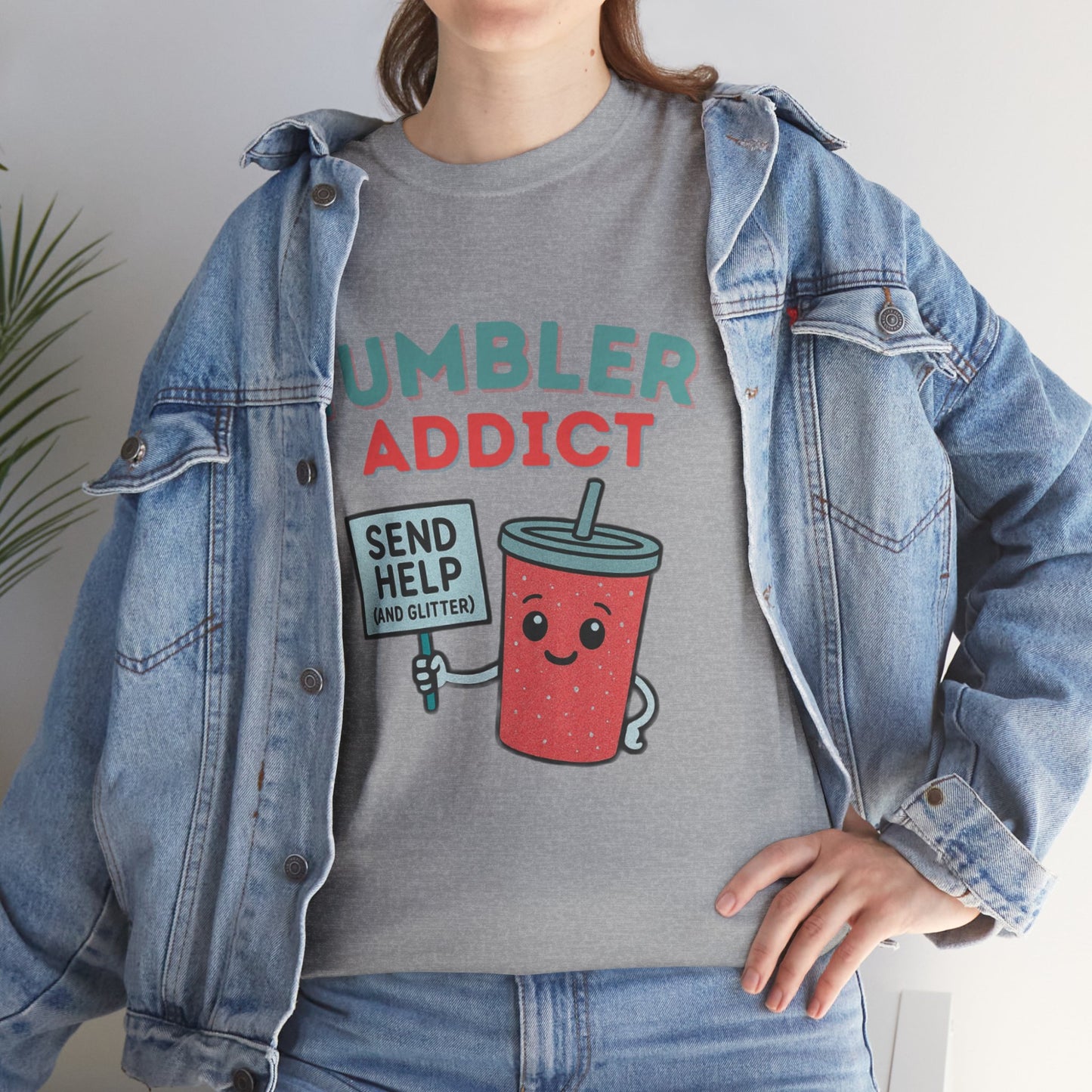 Tumbler Addict Tee, Unisex Cotton Tee