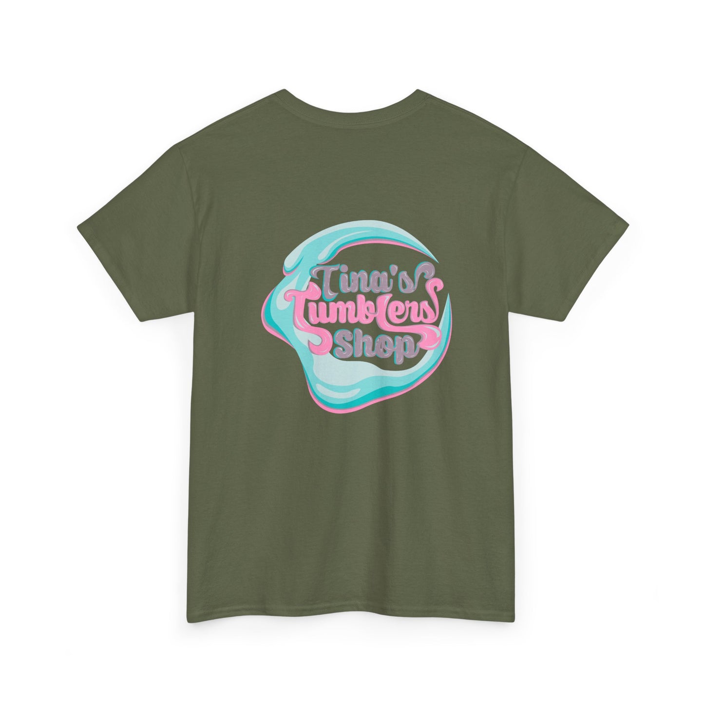 Peace, Love & Tumblers Tee WITH LOGO ON BACK - Unisex Cotton Shirt