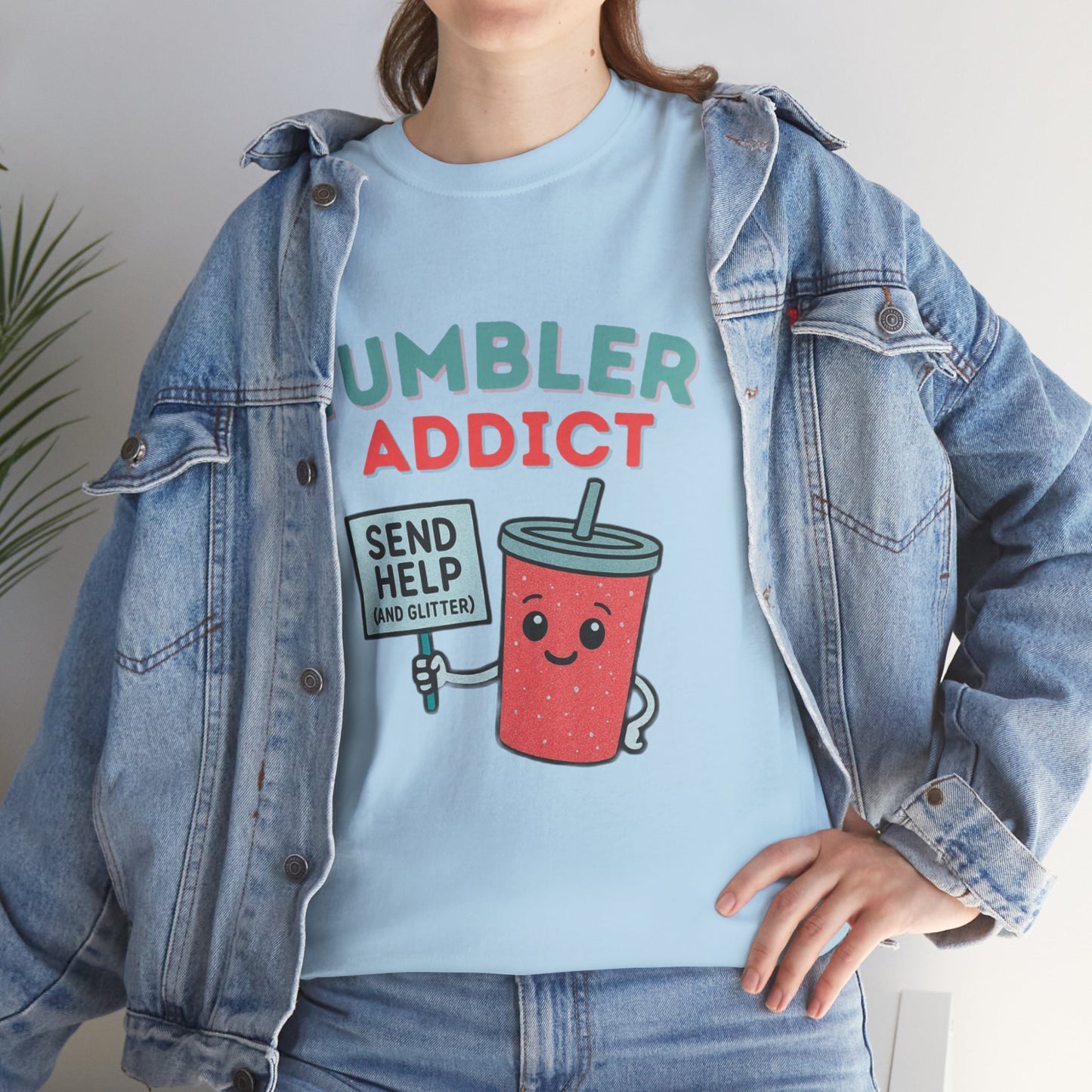 Tumbler Addict Tee, Unisex Cotton Tee