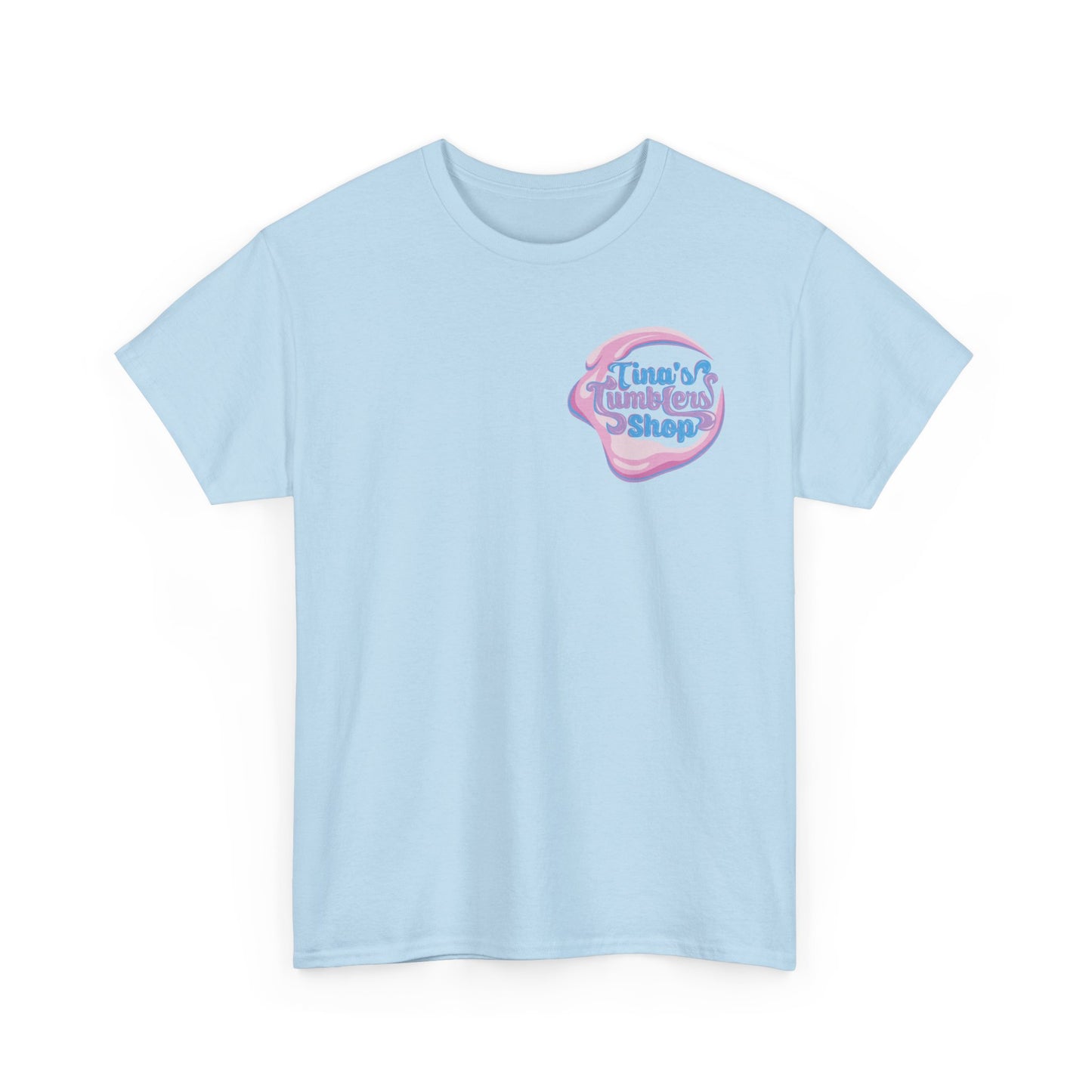 Tina's Tumblers Shop Logo ~ Whimsical Unisex Cotton Tee