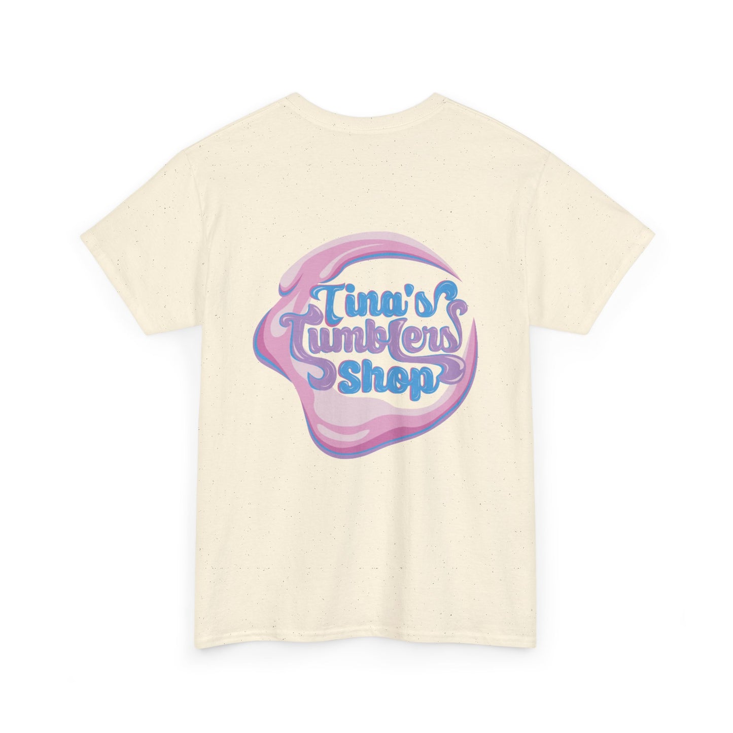 Tina's Tumblers Shop Logo ~ Whimsical Unisex Cotton Tee