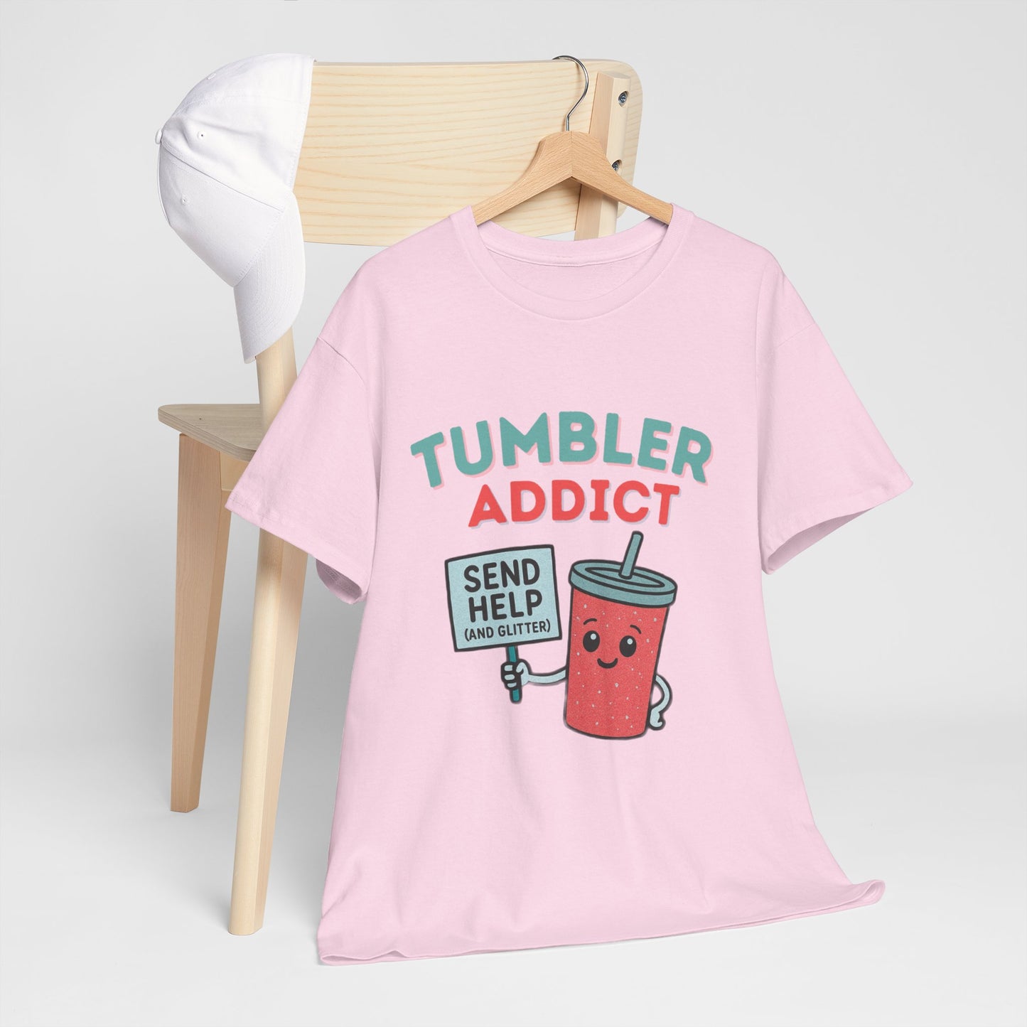 Tumbler Addict Tee, Unisex Cotton Tee