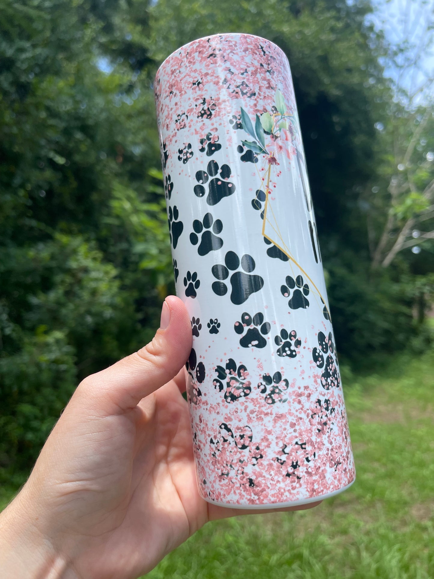 20oz Dog Mom tumbler