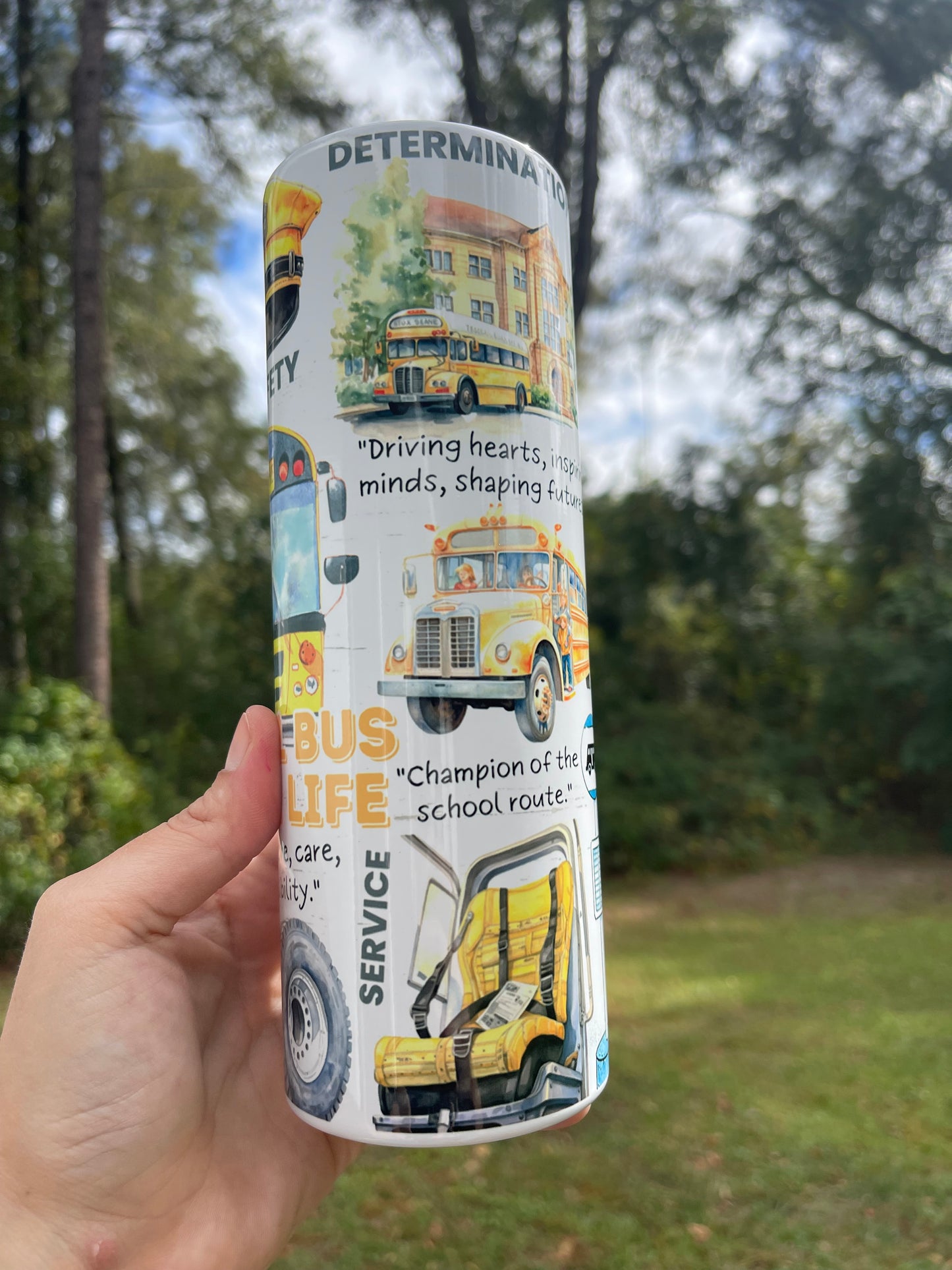 School Bus driver tumbler