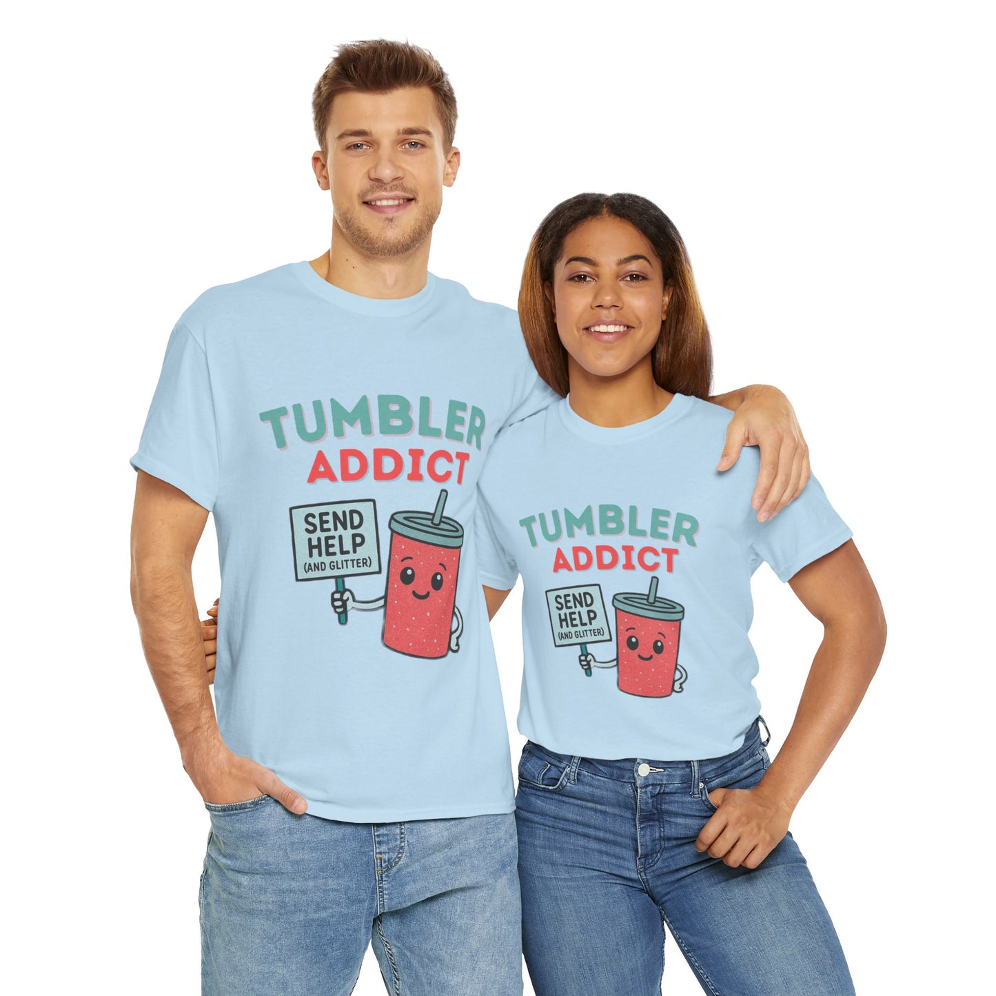 Tumbler Addict Tee, Unisex Cotton Tee