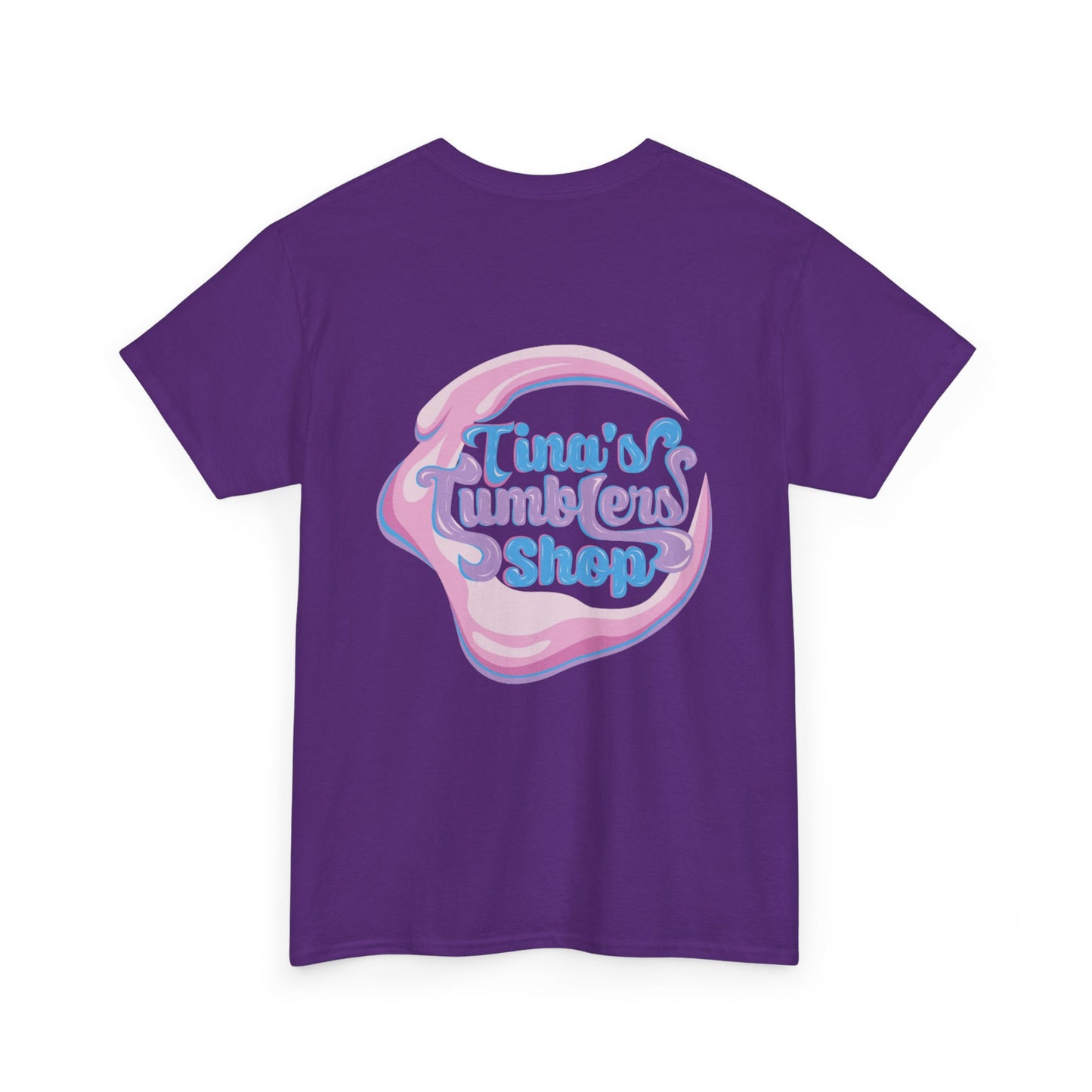 Tina's Tumblers Shop Logo ~ Whimsical Unisex Cotton Tee