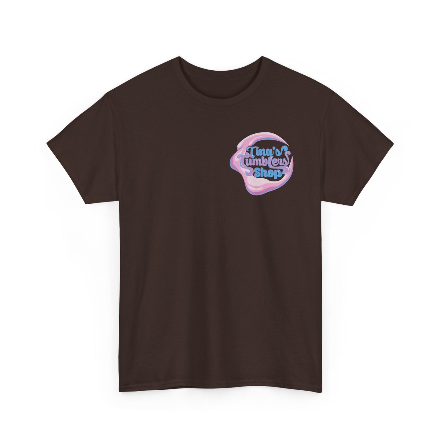 Tina's Tumblers Shop Logo ~ Whimsical Unisex Cotton Tee