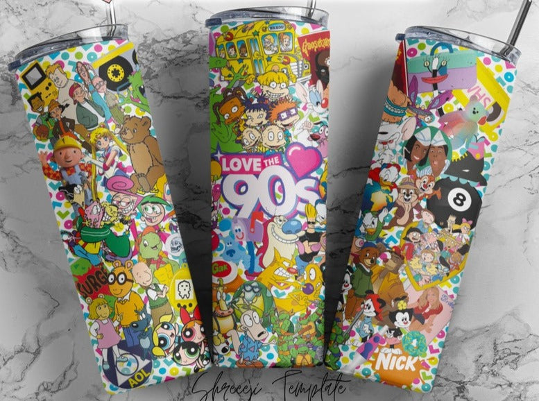 20oz  Love the 90's Tumbler