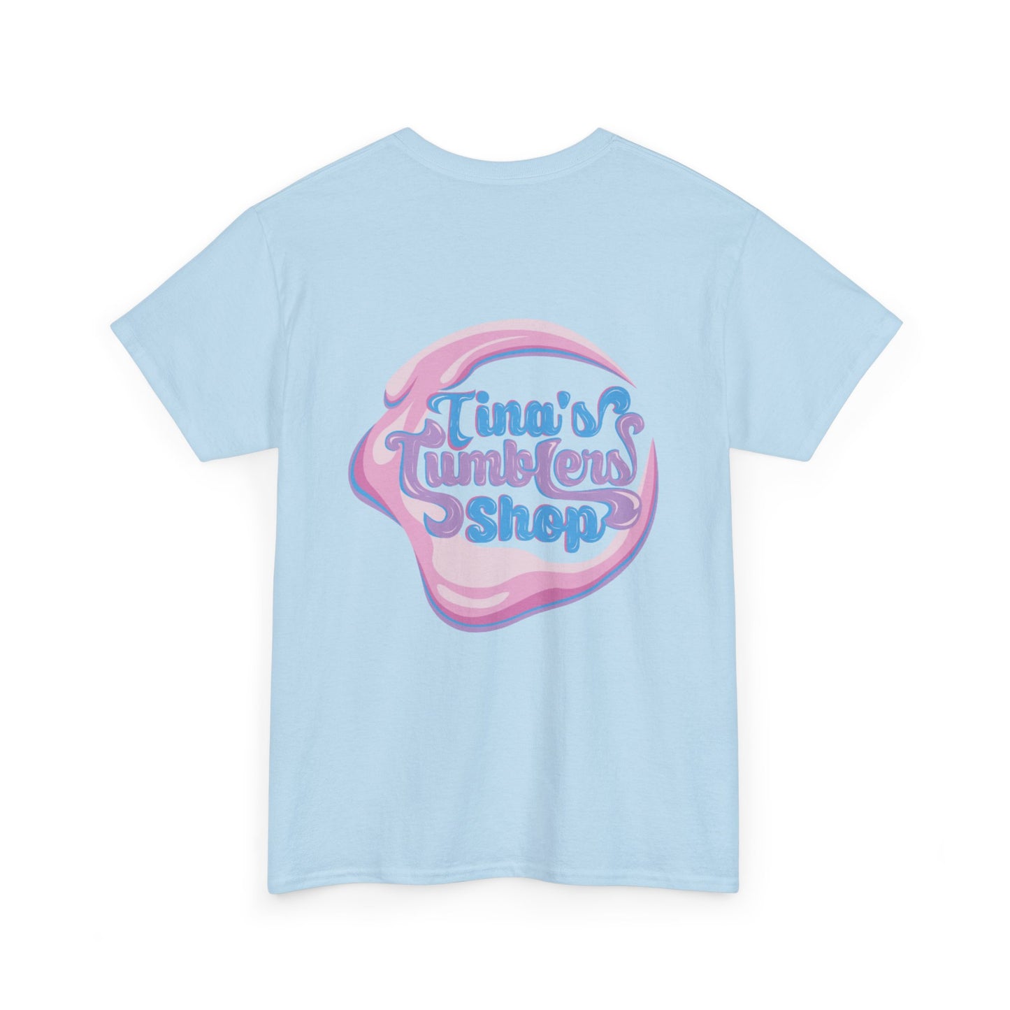 Tina's Tumblers Shop Logo ~ Whimsical Unisex Cotton Tee