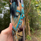 Teal horse tumbler