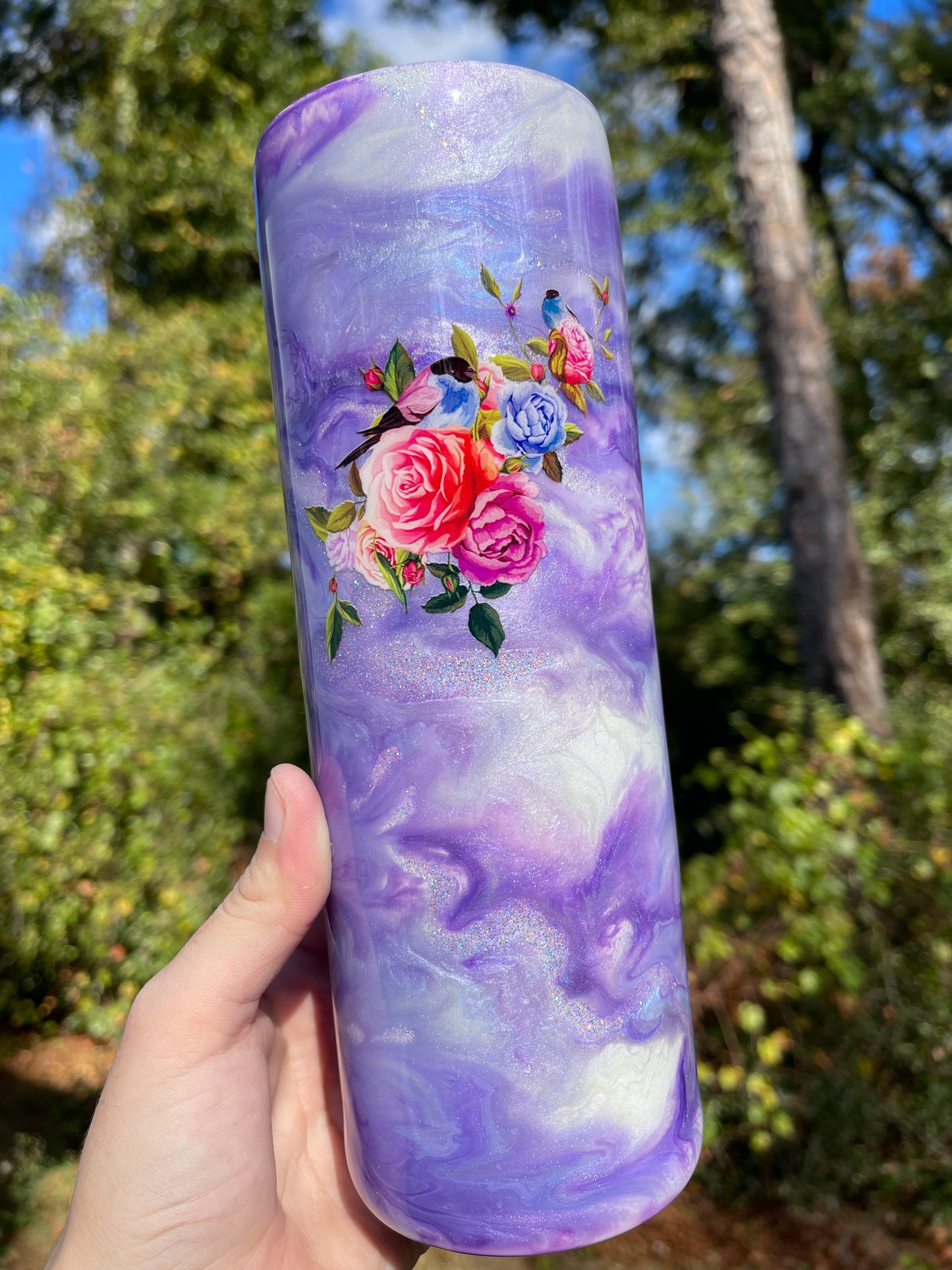 30oz Violet Gardens