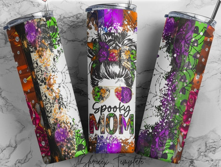 20oz Spooky Mom Tumbler