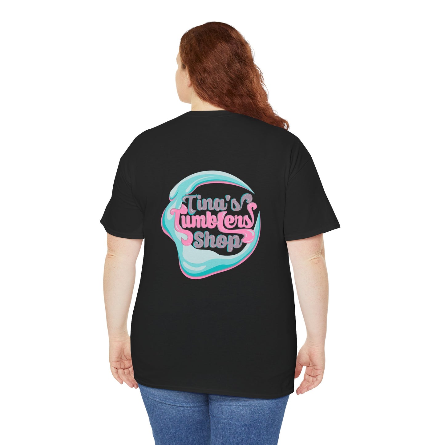 Peace, Love & Tumblers Tee WITH LOGO ON BACK - Unisex Cotton Shirt