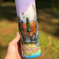 30oz Handpainted tumbler WAFFLE TICKET