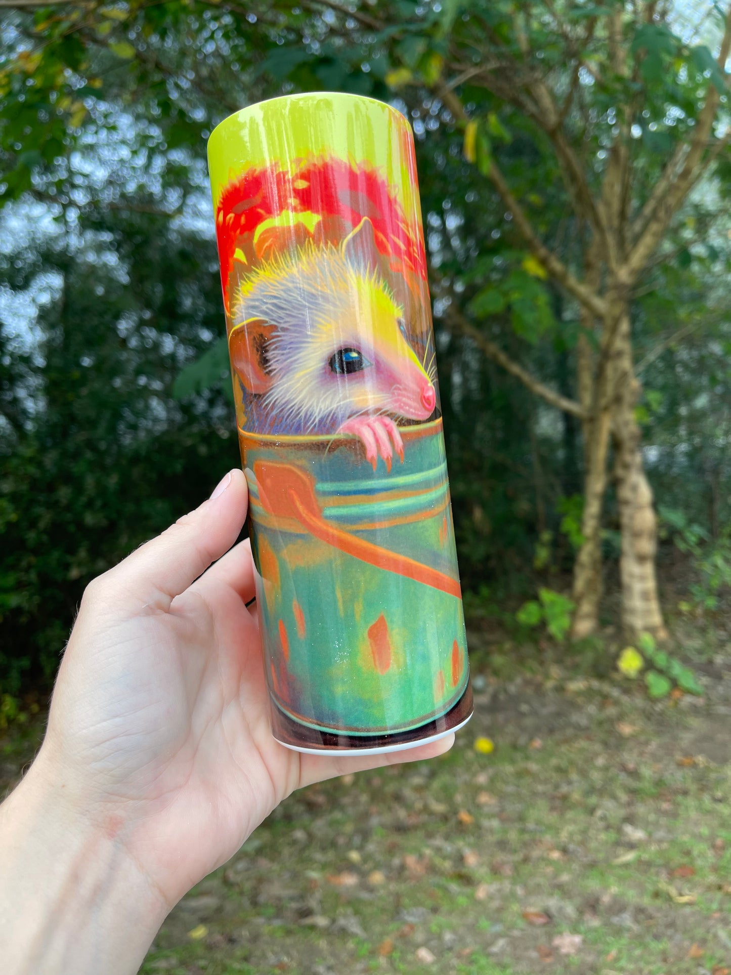 Opossum tumbler