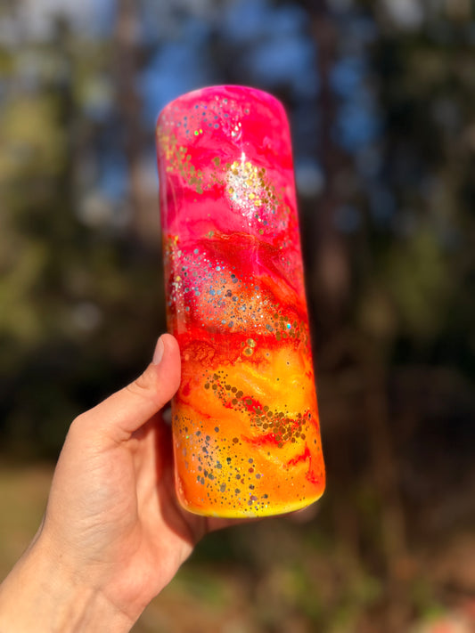 Glow in the dark 20oz Summer Sunset