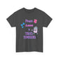 Peace, Love & Tumblers Tee WITH LOGO ON BACK - Unisex Cotton Shirt