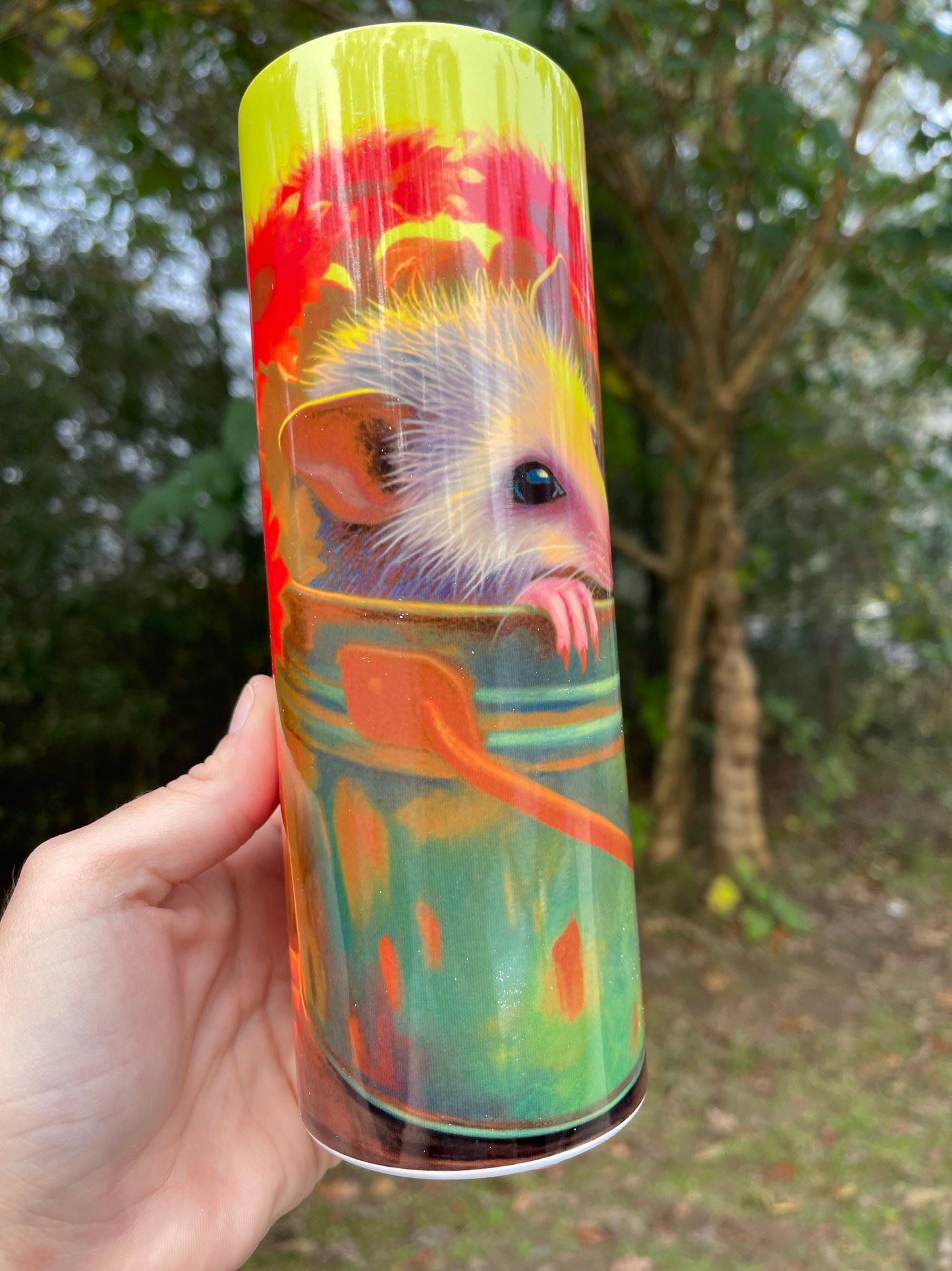 Opossum tumbler