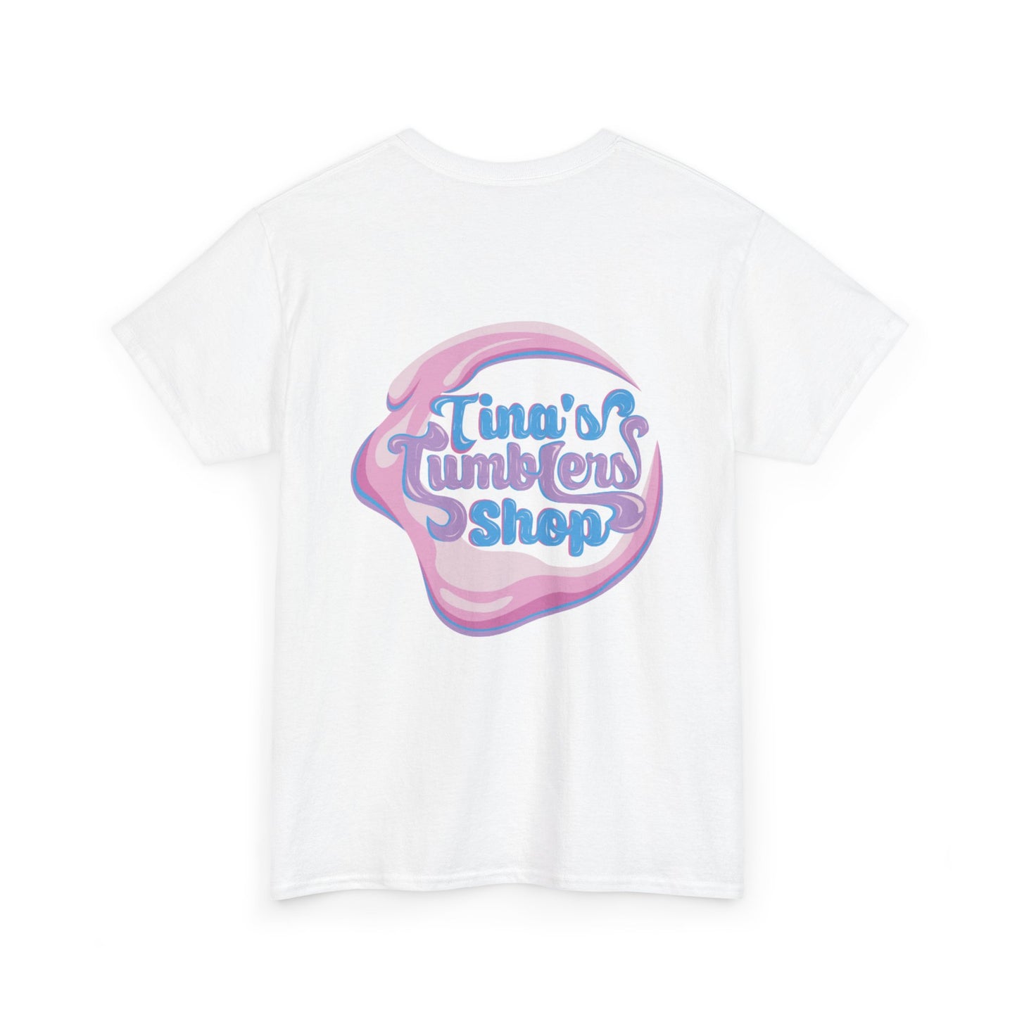Tina's Tumblers Shop Logo ~ Whimsical Unisex Cotton Tee