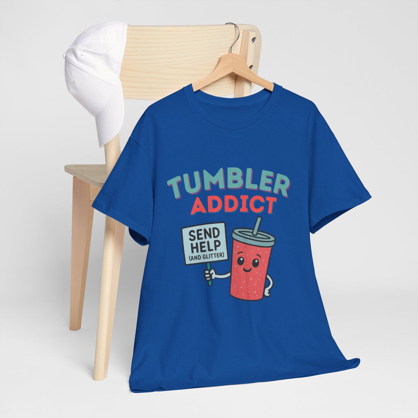 Tumbler Addict Tee, Unisex Cotton Tee