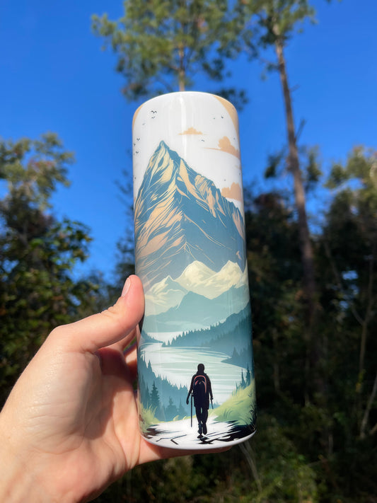 20oz Hiking Mountain Tumbler