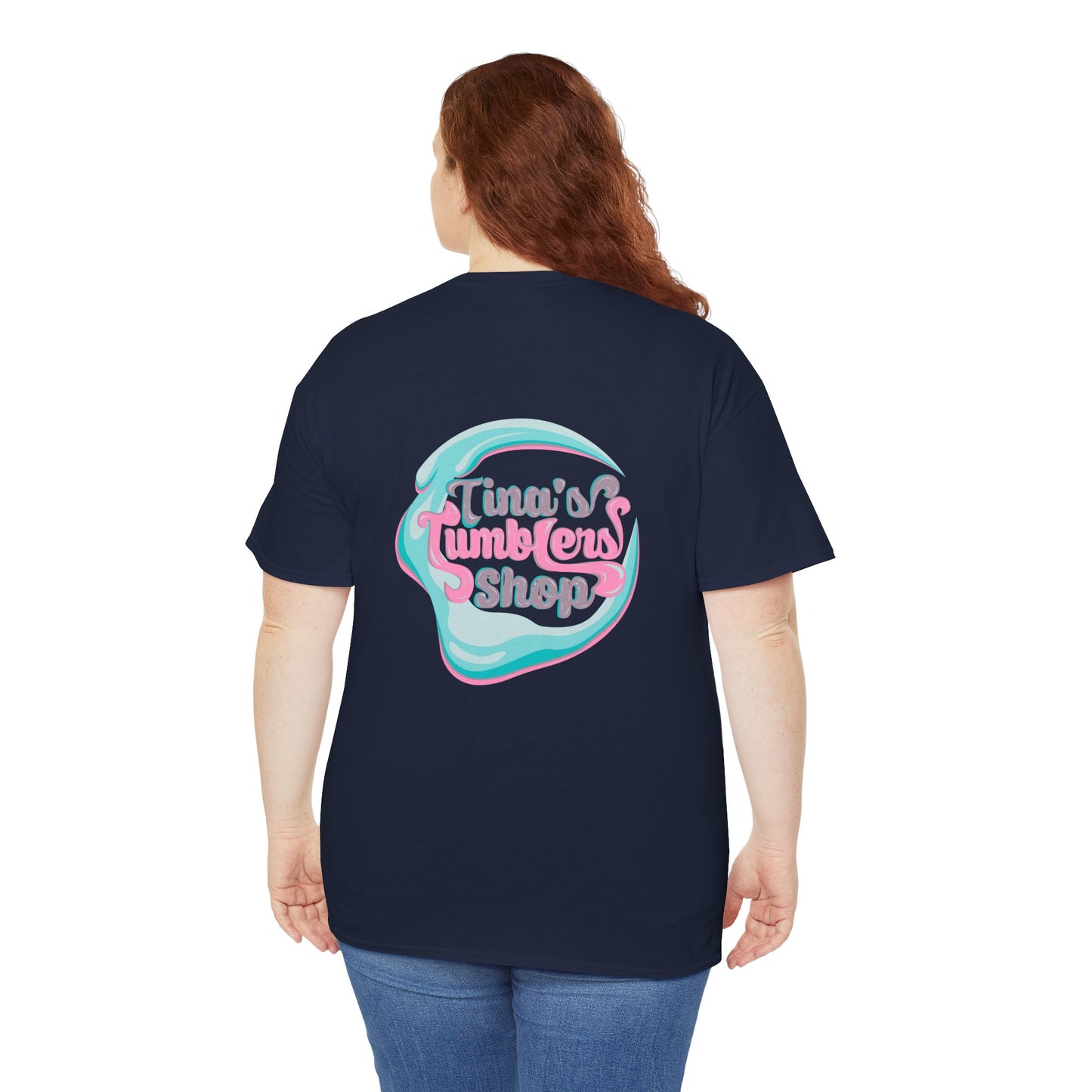 Peace, Love & Tumblers Tee WITH LOGO ON BACK - Unisex Cotton Shirt