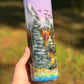 30oz Handpainted tumbler WAFFLE TICKET