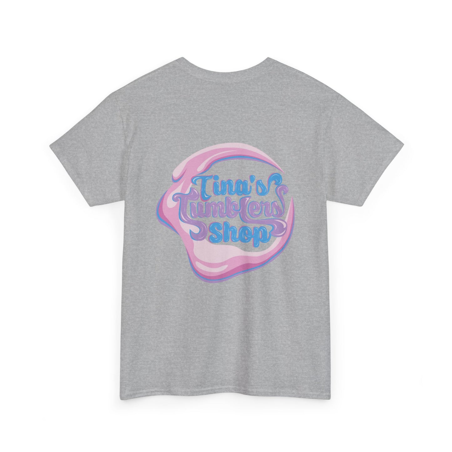 Tina's Tumblers Shop Logo ~ Whimsical Unisex Cotton Tee