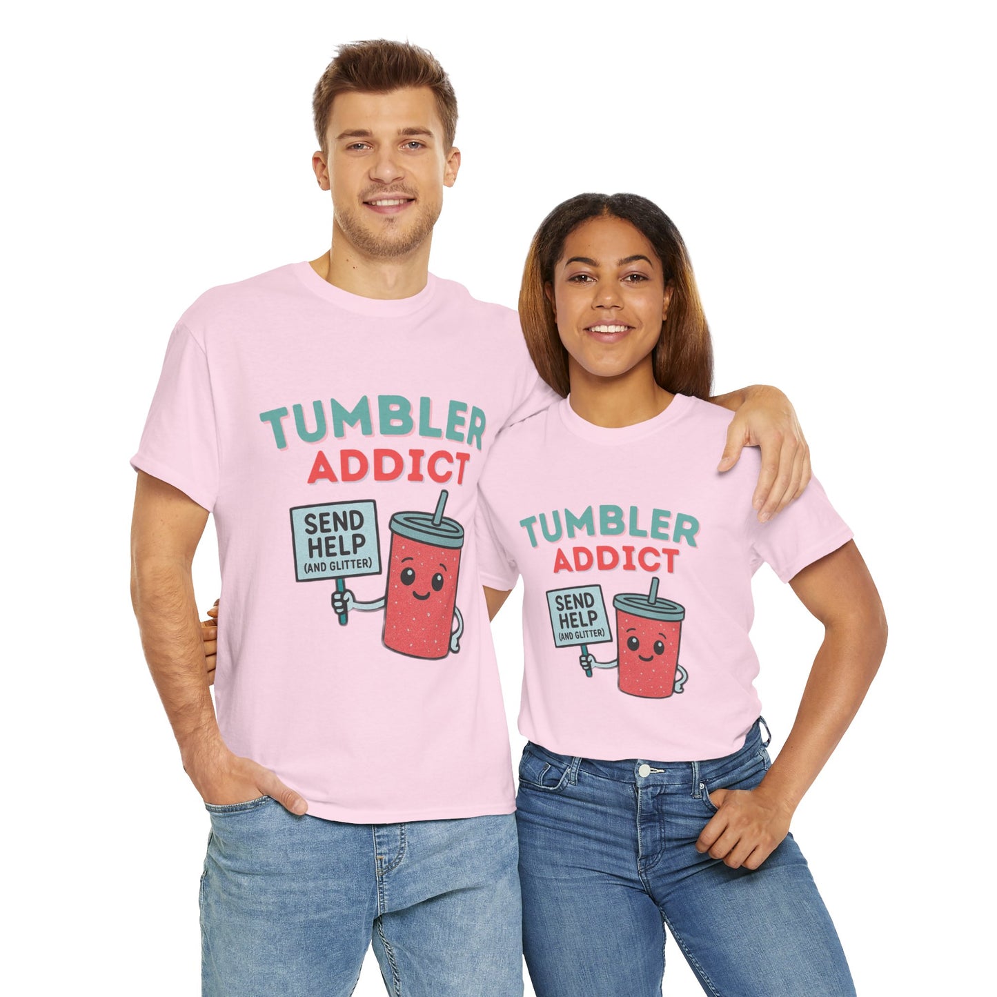 Tumbler Addict Tee, Unisex Cotton Tee