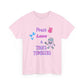 Peace, Love & Tumblers Tee WITH LOGO ON BACK - Unisex Cotton Shirt