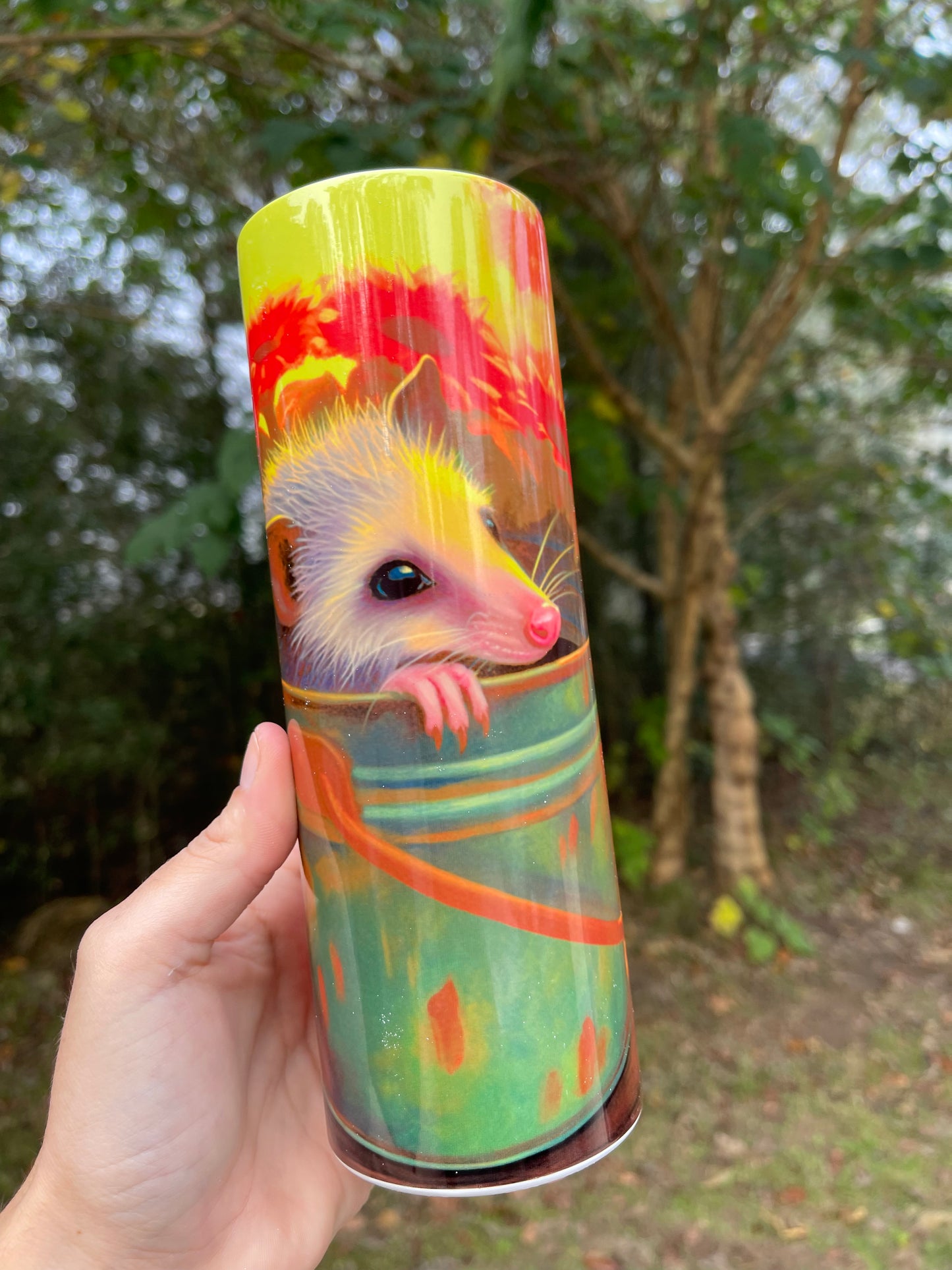 Opossum tumbler