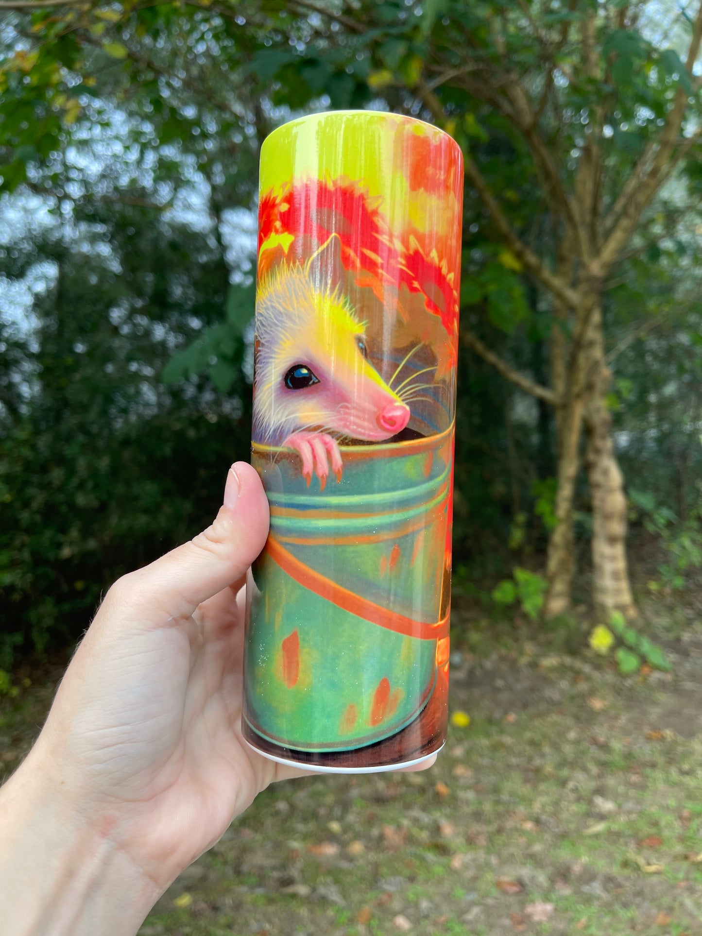 Opossum tumbler