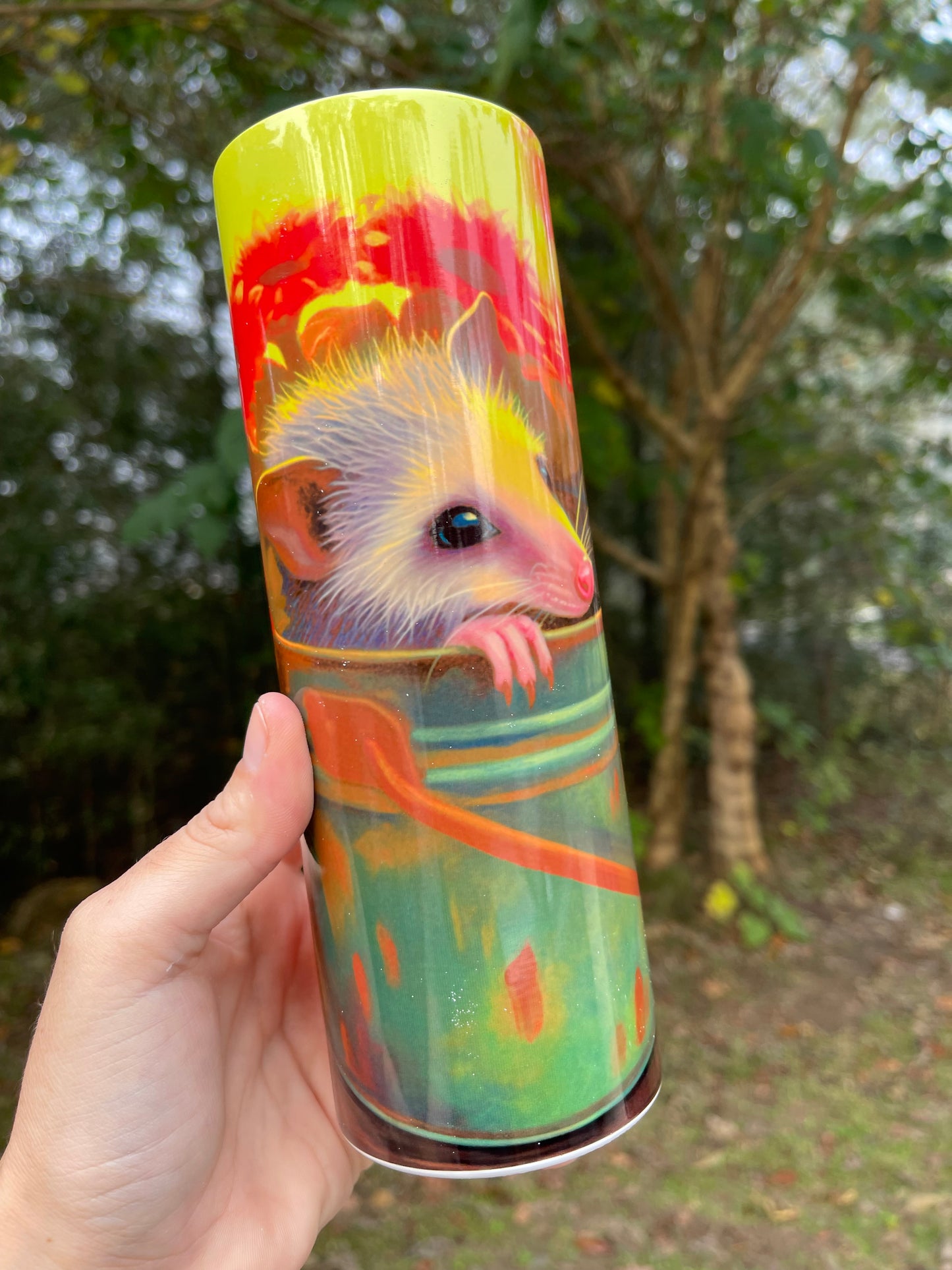 Opossum tumbler