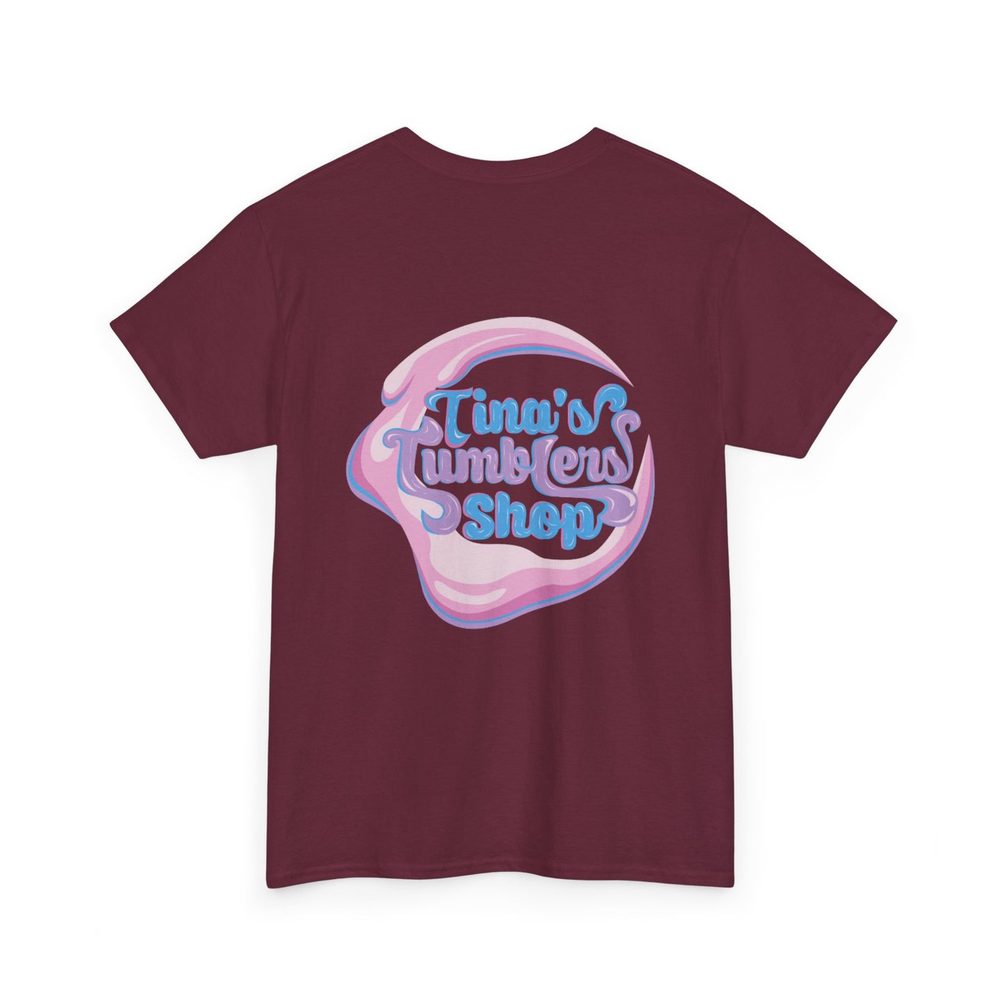 Tina's Tumblers Shop Logo ~ Whimsical Unisex Cotton Tee