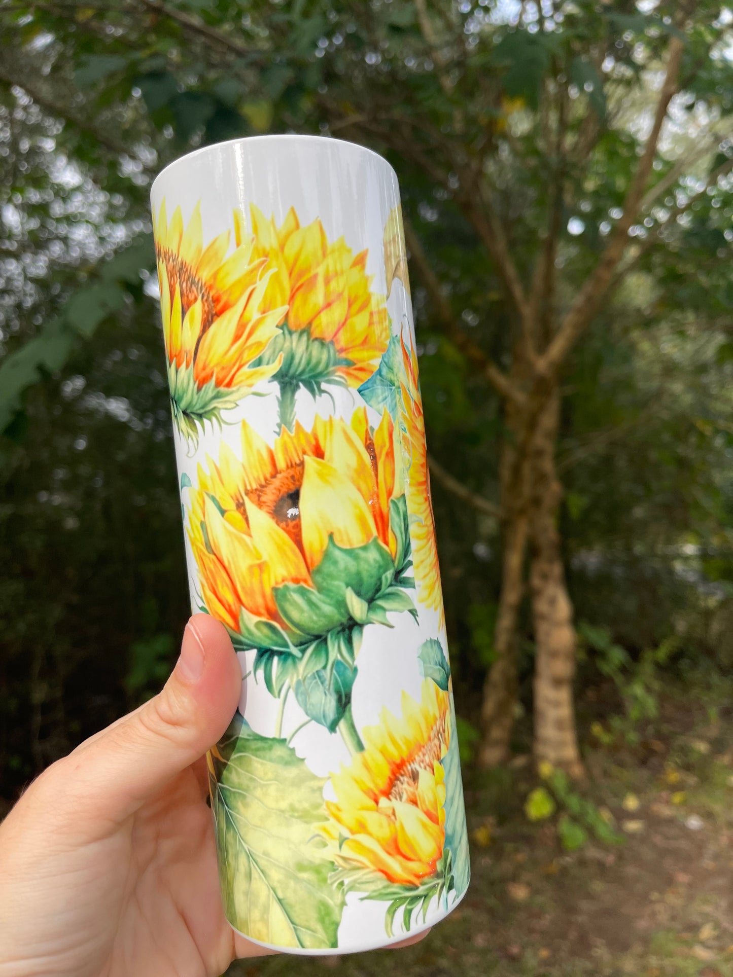 Sunflowers tumbler