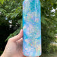 20oz Blue Glitter Look Tumbler