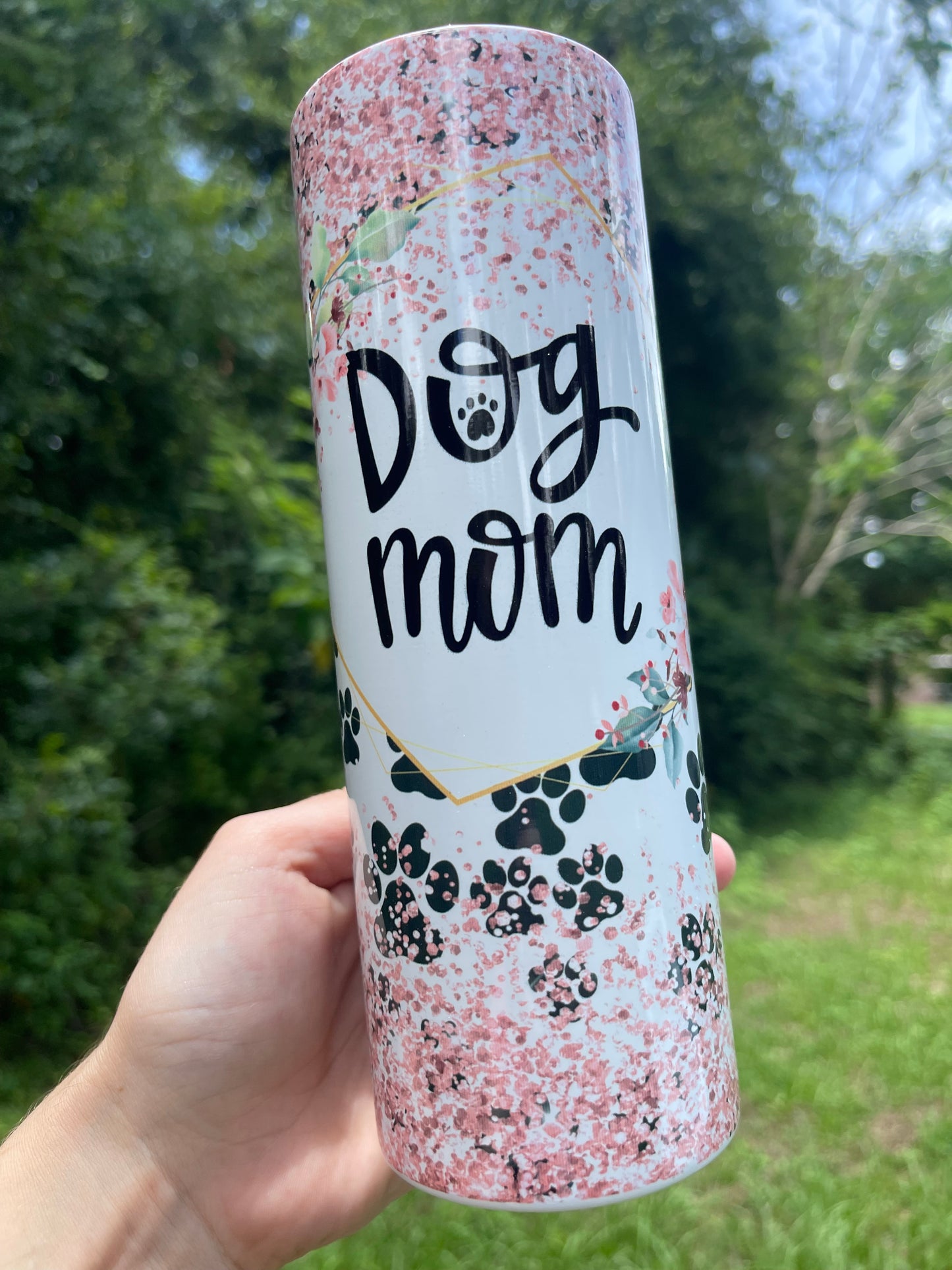 20oz Dog Mom tumbler