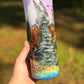 30oz Handpainted tumbler WAFFLE TICKET