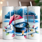 Christmas Hockey Puck 20oz tumbler