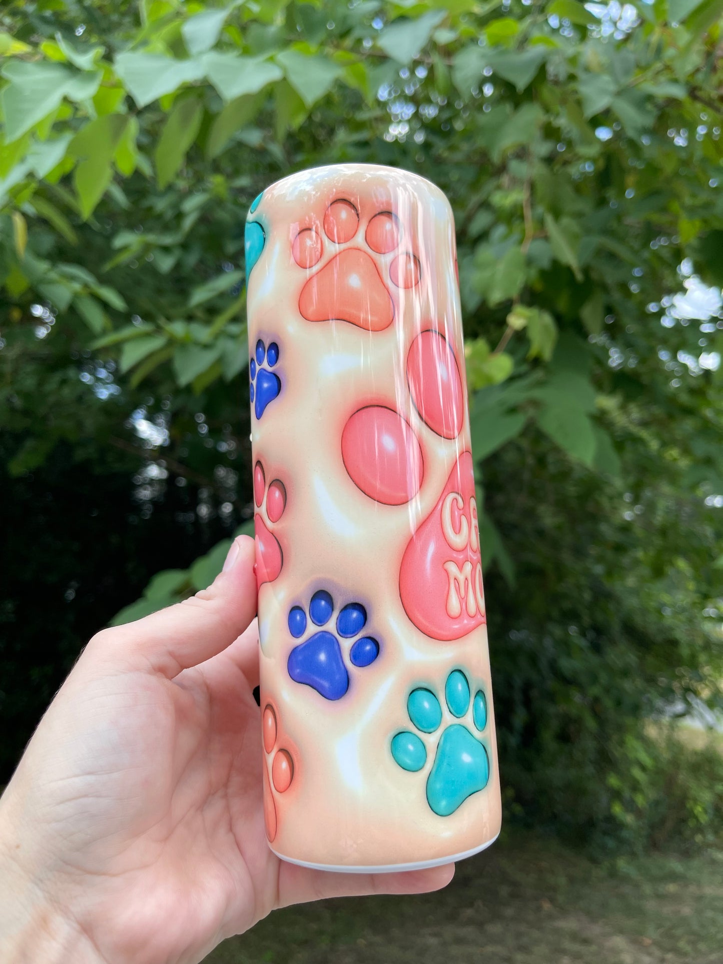 20oz Cat Mom Tumbler